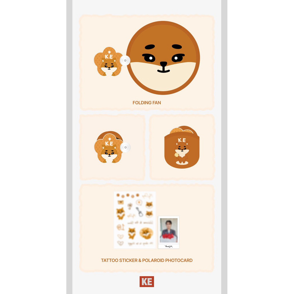 Ready Stock Day6 The Decade Merch - Denimalz Festival Set KE