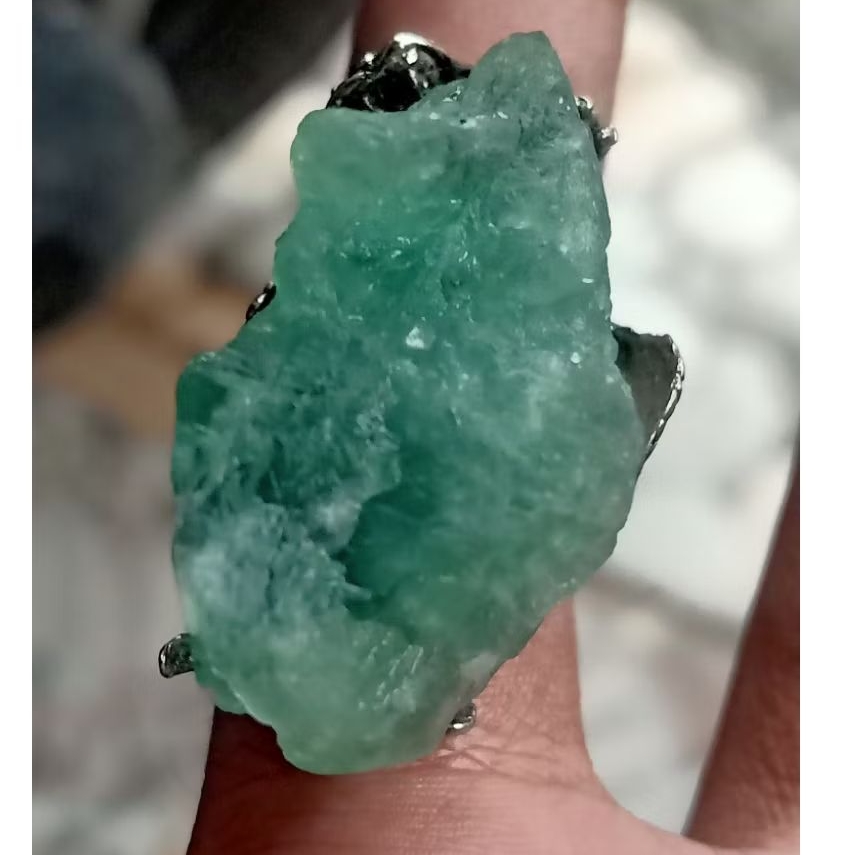 bahan kecubung hijau ring ular