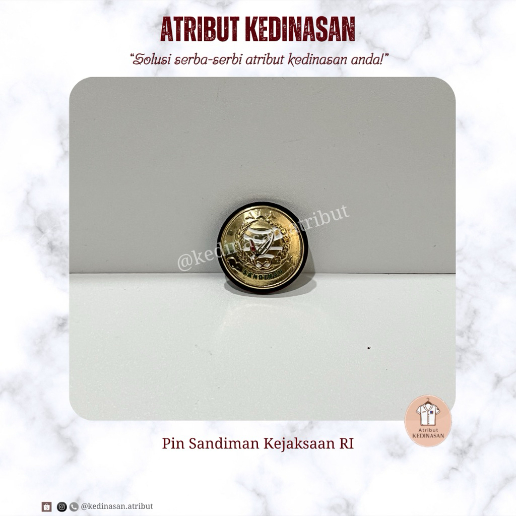 Pin Sandiman Kejaksaan - Tanda Jabatan Fungsional