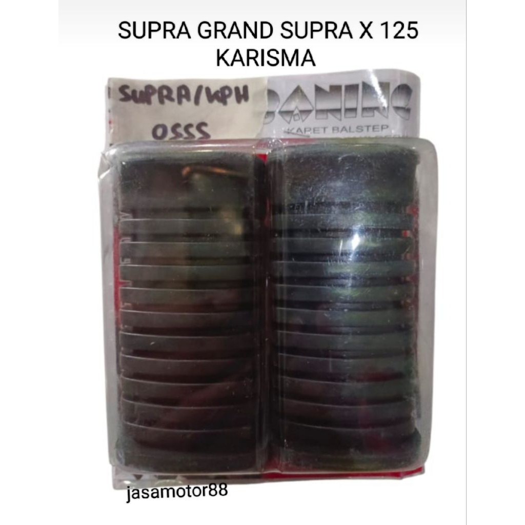 KARET BARSTEP PIJAKAN KAKI DEPAN GRAND SUPRA SUPRA X 125 KARISMA