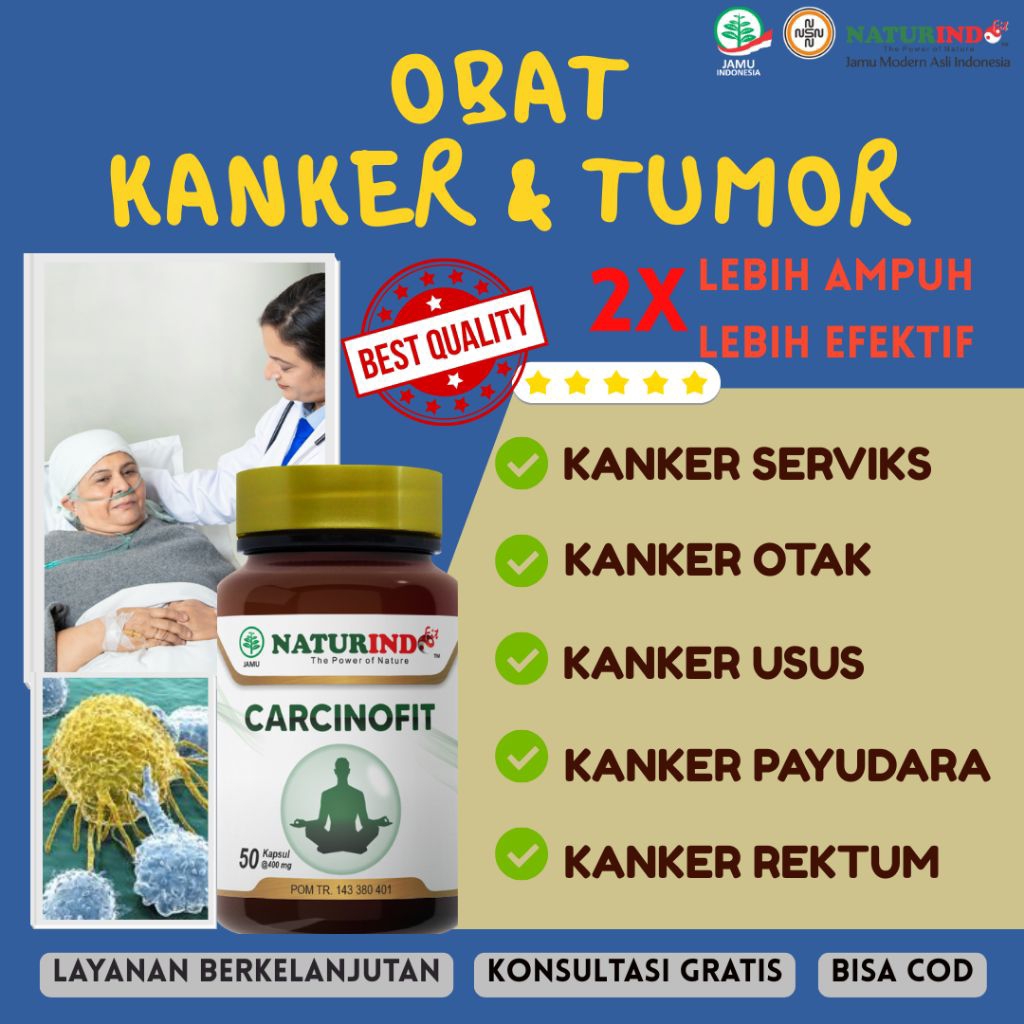 Obat kanker tumor benjolan paling ampuh untuk payudara serviks servik rektum hati otak tiroid paru p