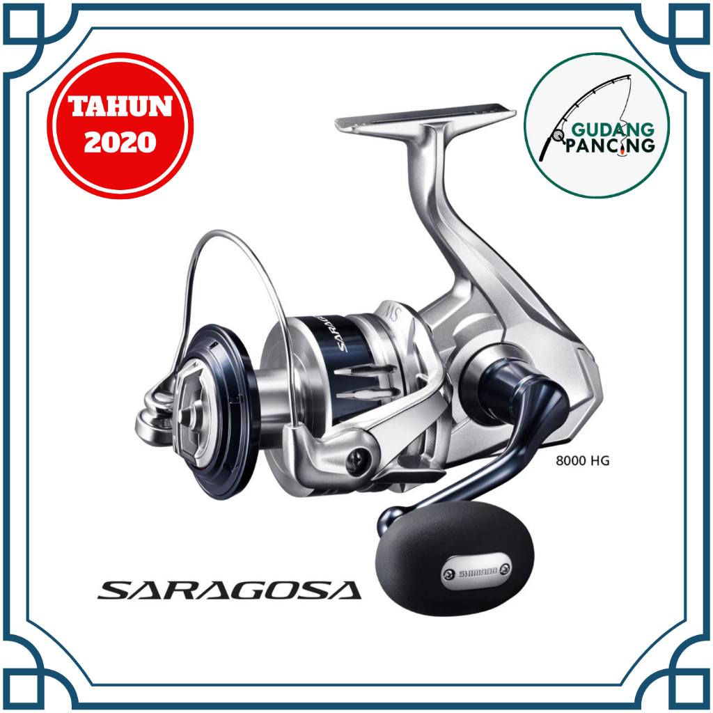 Reel Pancing Laut Shimano SARAGOSA SW 2020 6000 8000SWHG