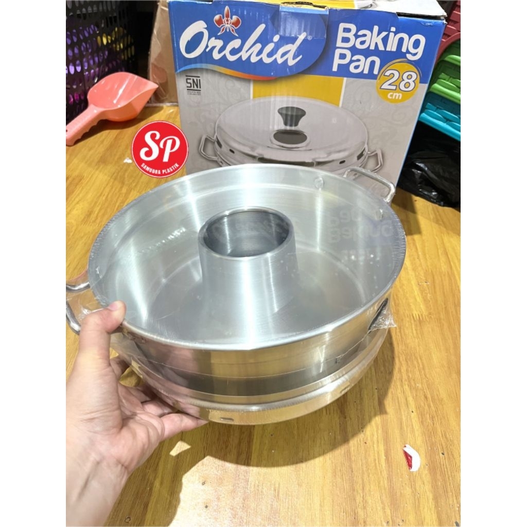 BAKING PAN TUANGAN BOLU / BAKING PAN ORCHID