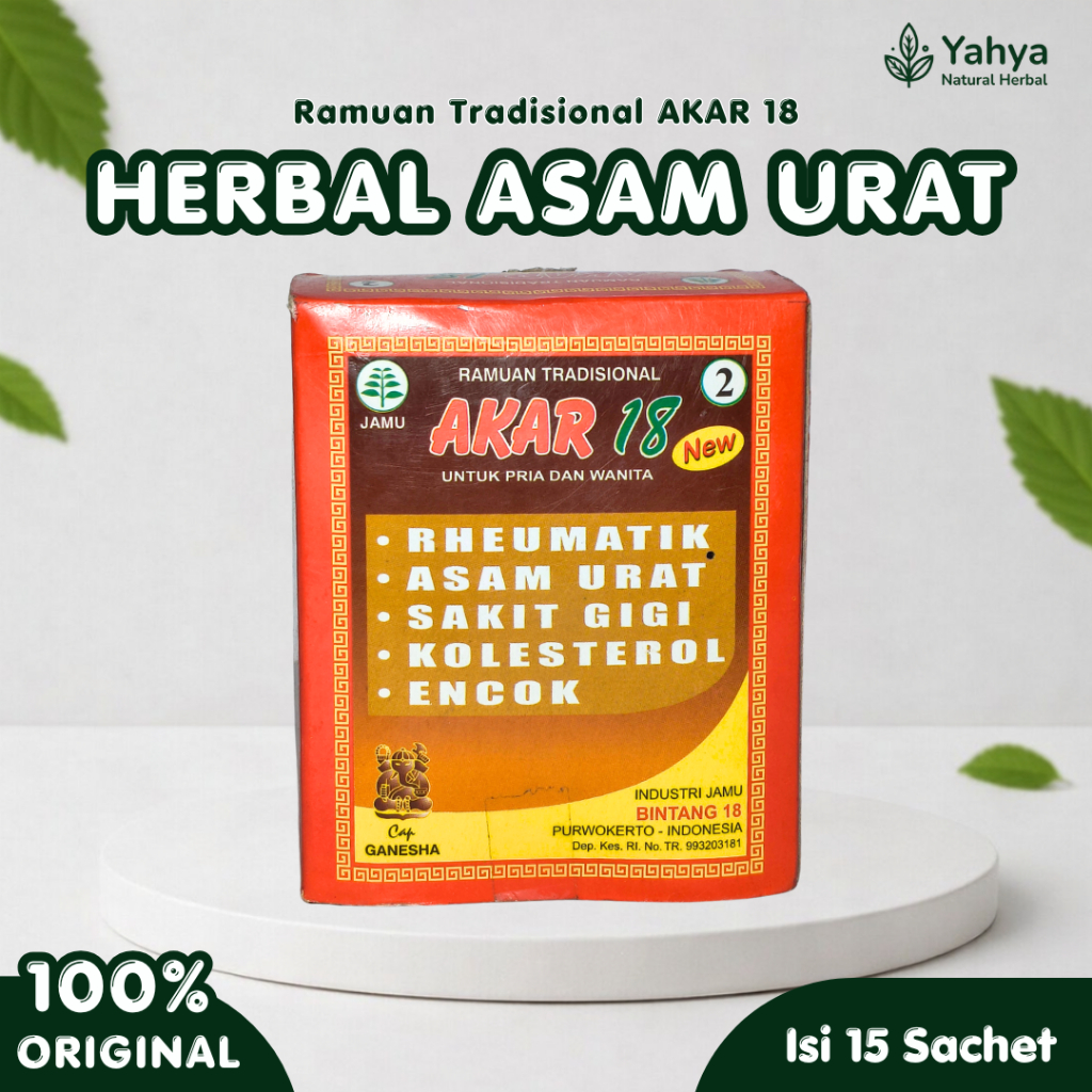 Ramuan Tradisional Akar 18 Serbuk Untuk Keluhan Rematik Asam Urat
