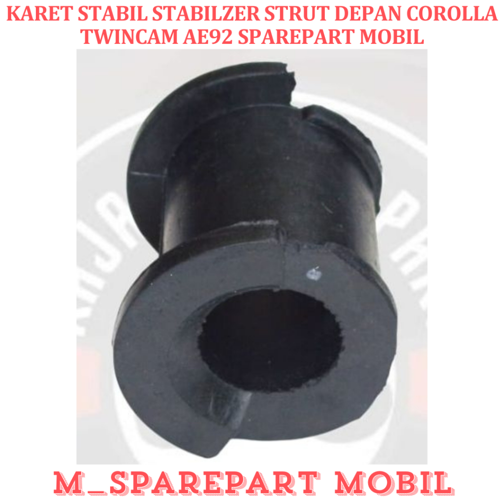 KARET STABIL STABILZER STRUT DEPAN COROLLA TWINCAM AE92 SPAREPART MOBIL