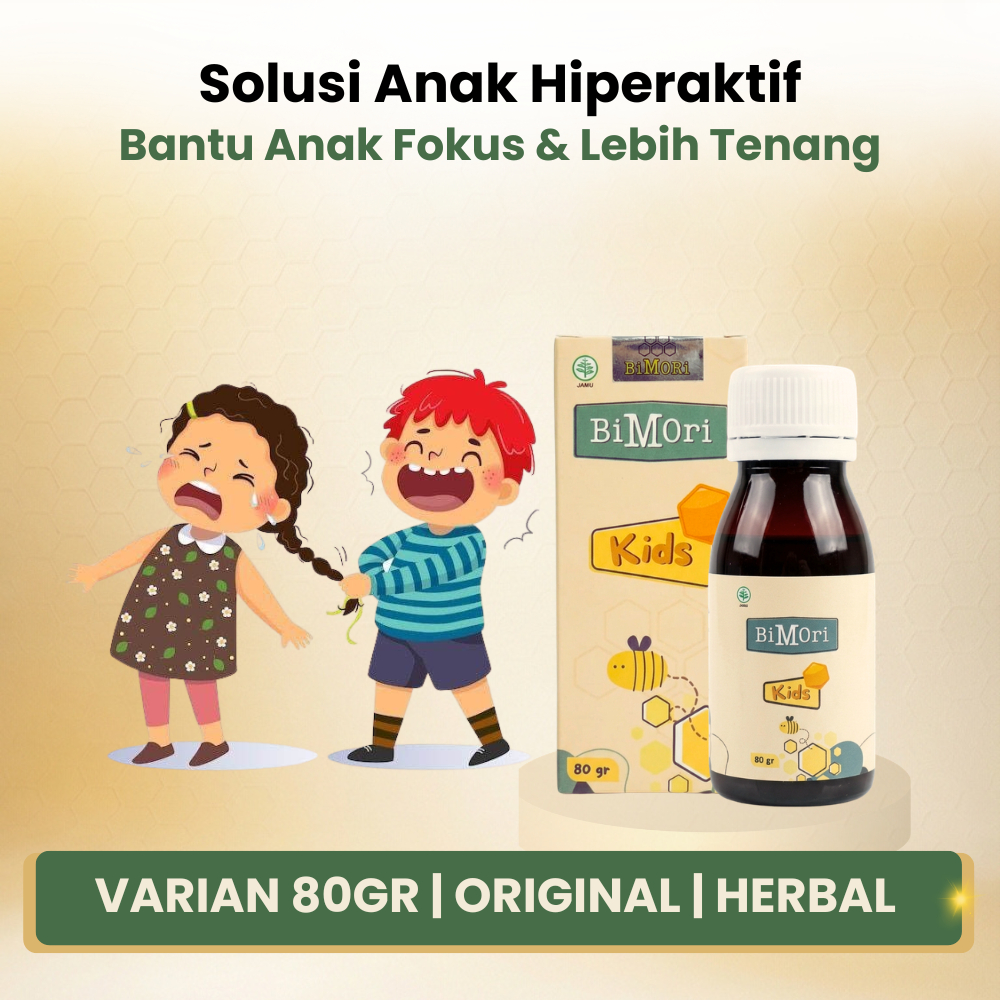 Bimori Kids Vitamin Otak Anak Hiperaktif Adhd Kecerdasan Otak Anak Penambah Nafsu Makan Obat Speech 