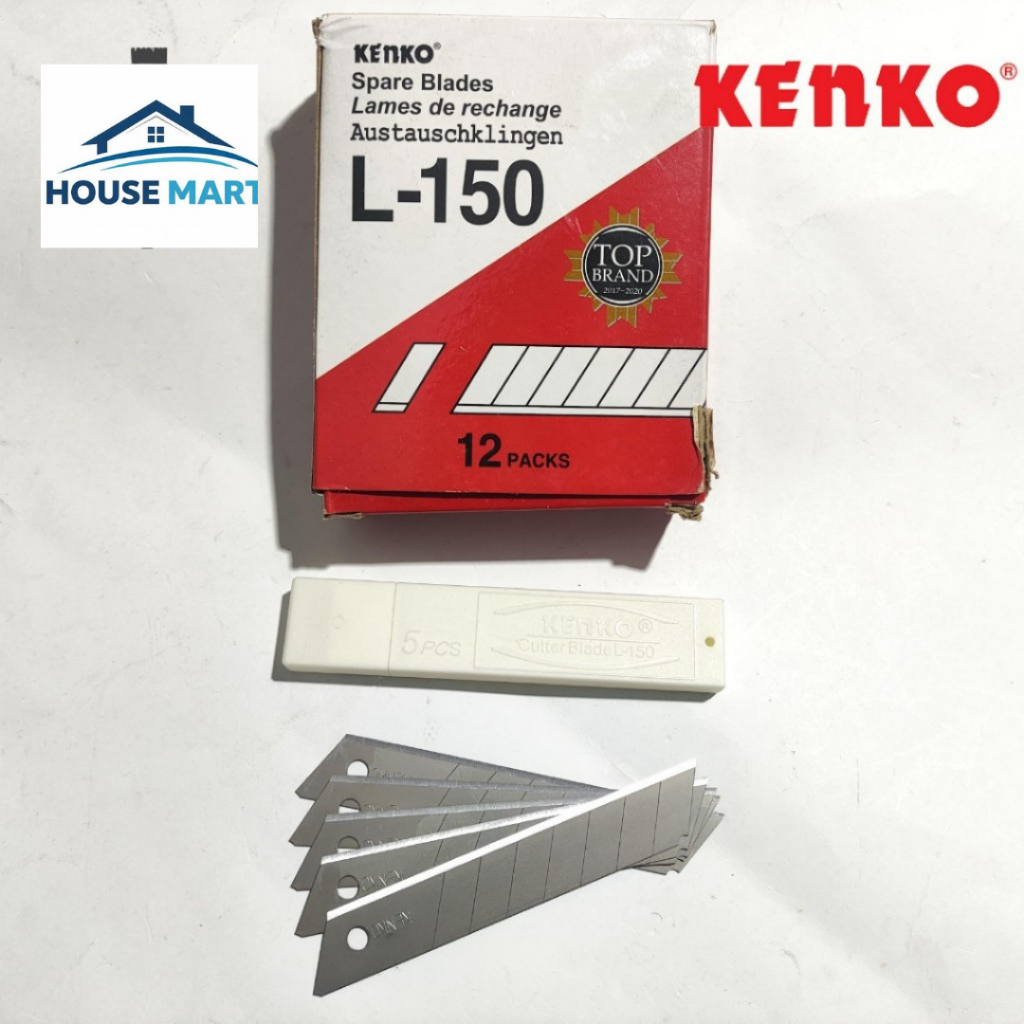 KENKO ISI CUTTER BESAR L150 SUPER TAJAM / ISI ULANG MATA PISAU CUTTER BESAR KENKO / REFILL MATA PISA