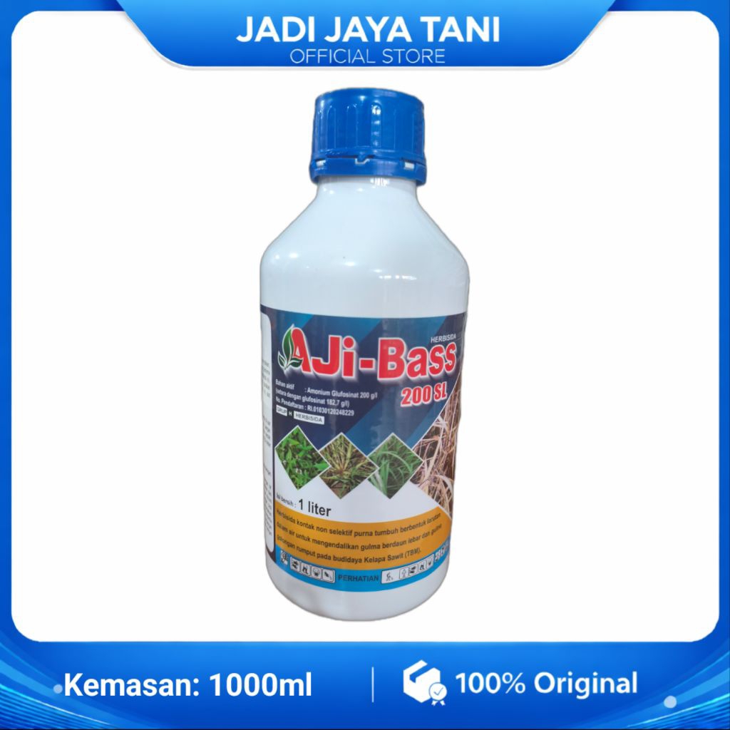 Herbisida AJI-BASS 200SL 1Liter - Herbisida Ampuh Mengatasi Rumput Lulangan Dll