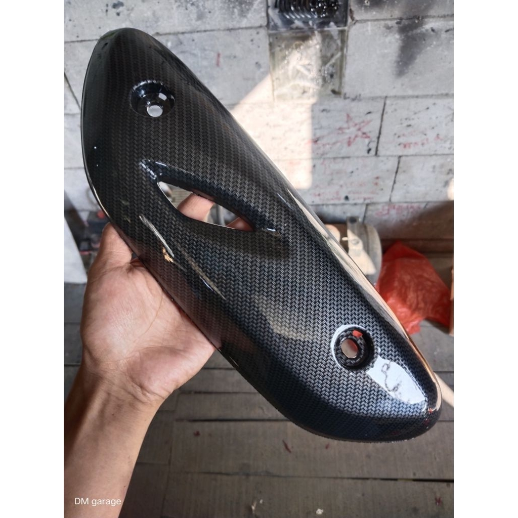 tameng knalpot/cover knalpot scoopy new