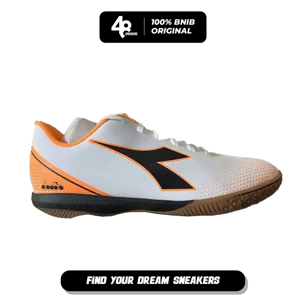 Sepatu Futsal Pria Diadora Pichichi 7 White (DIA180711163) Original