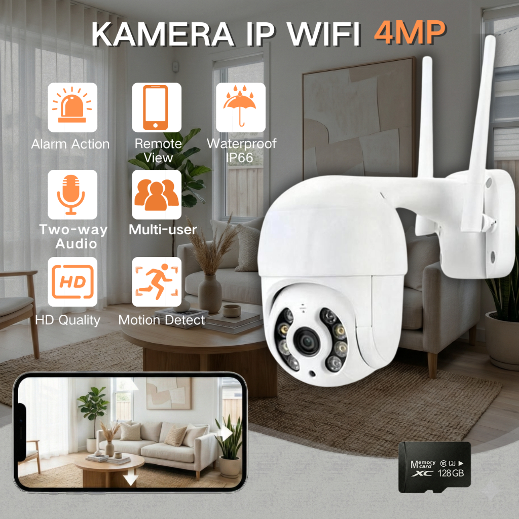 Yoosee CCTV  WiFi Waterproof Smart HD Security Kamera Indoor/Outdoor Infrared Camera 360°  Night Vis