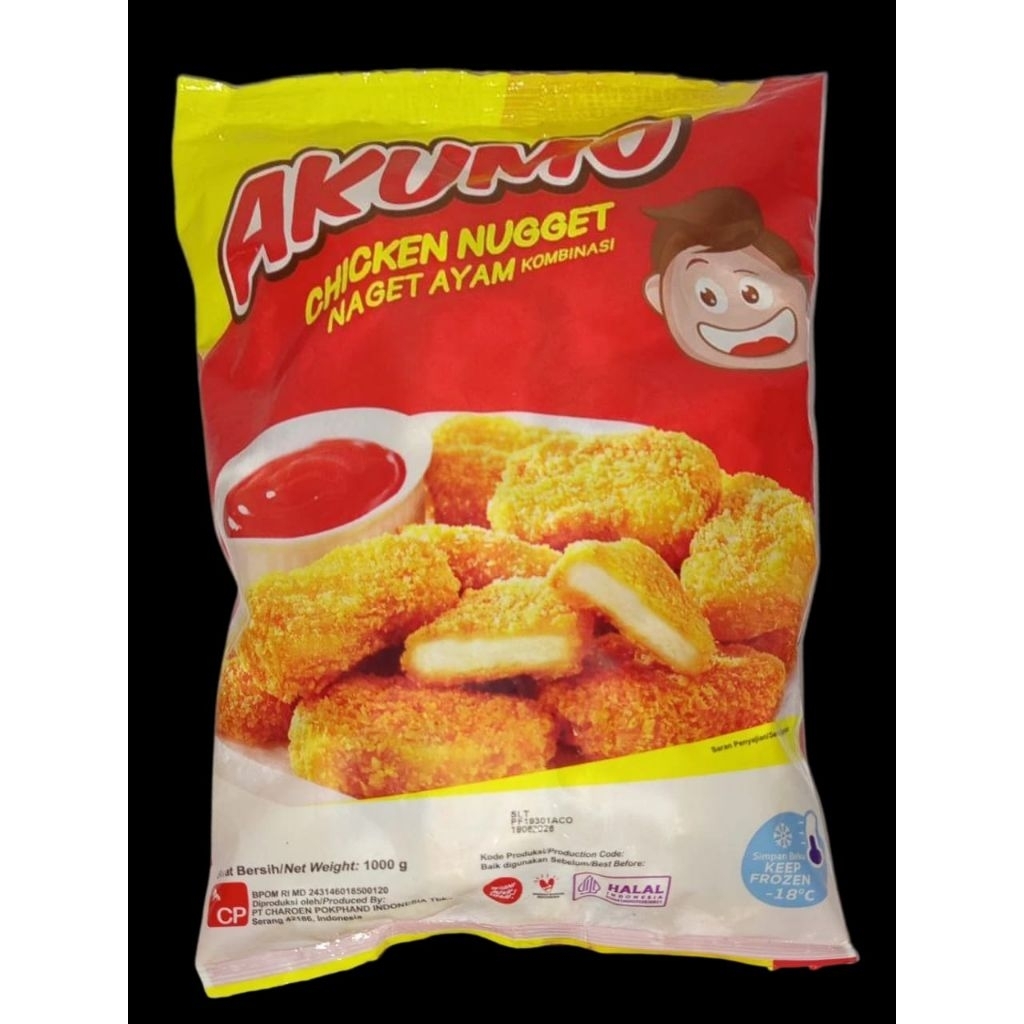 Nugget akumo 1kg/nugget ayam akumo 500g