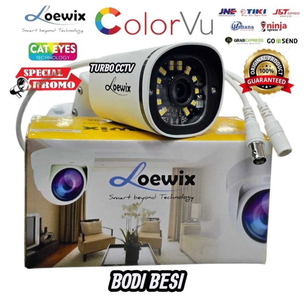 Camera Cctv Loewix outdoor 2mp Full HD 1080p Kamera Cctv 2 MP Waterproof Outdoor
