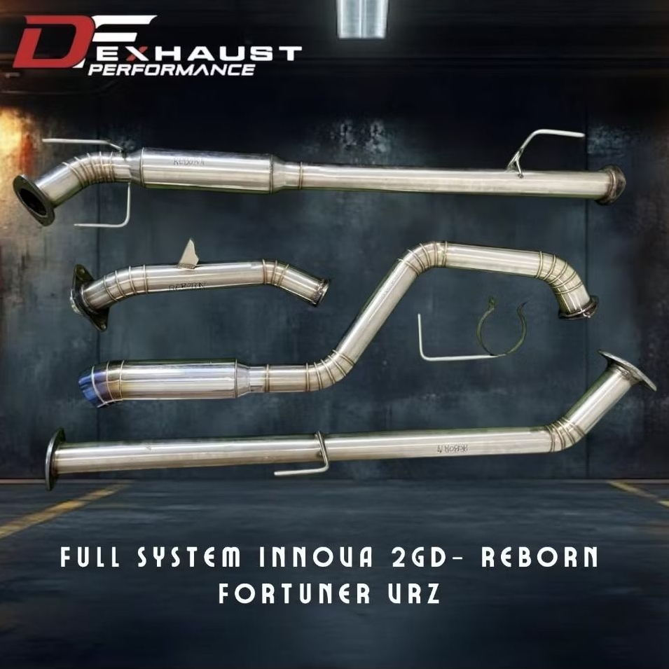 Muffler Full System Innova 2GD- Reborn Fortuner VRZ