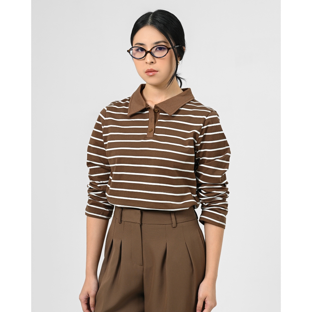 Geulis.id MIORI TOP / ATASAN STRIPES WANITA
