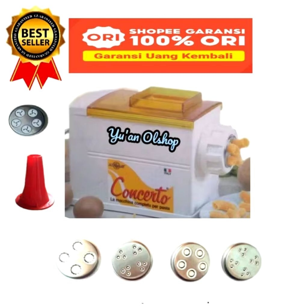 Atlas concerto pasta maker alat keju kriwil makaroni keju