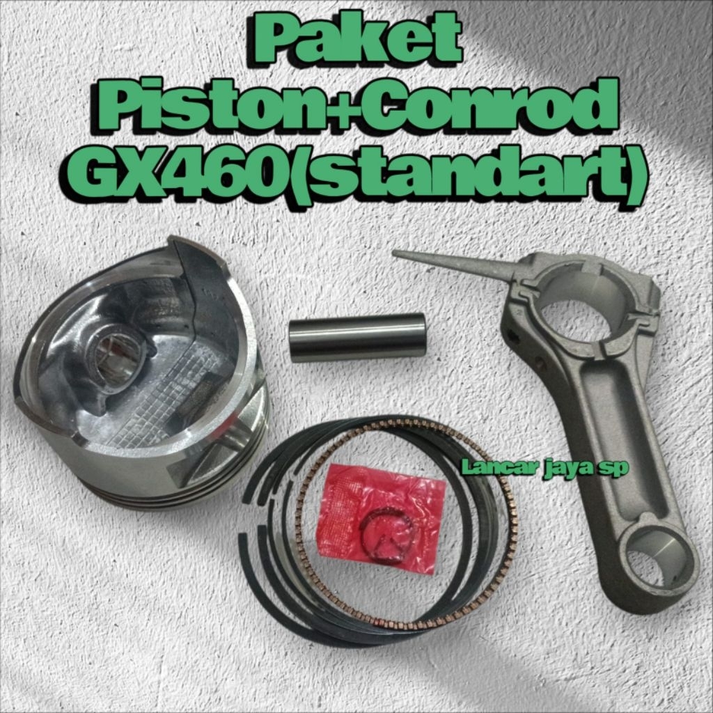 paket piston kit dan stang Seher gx460 standar