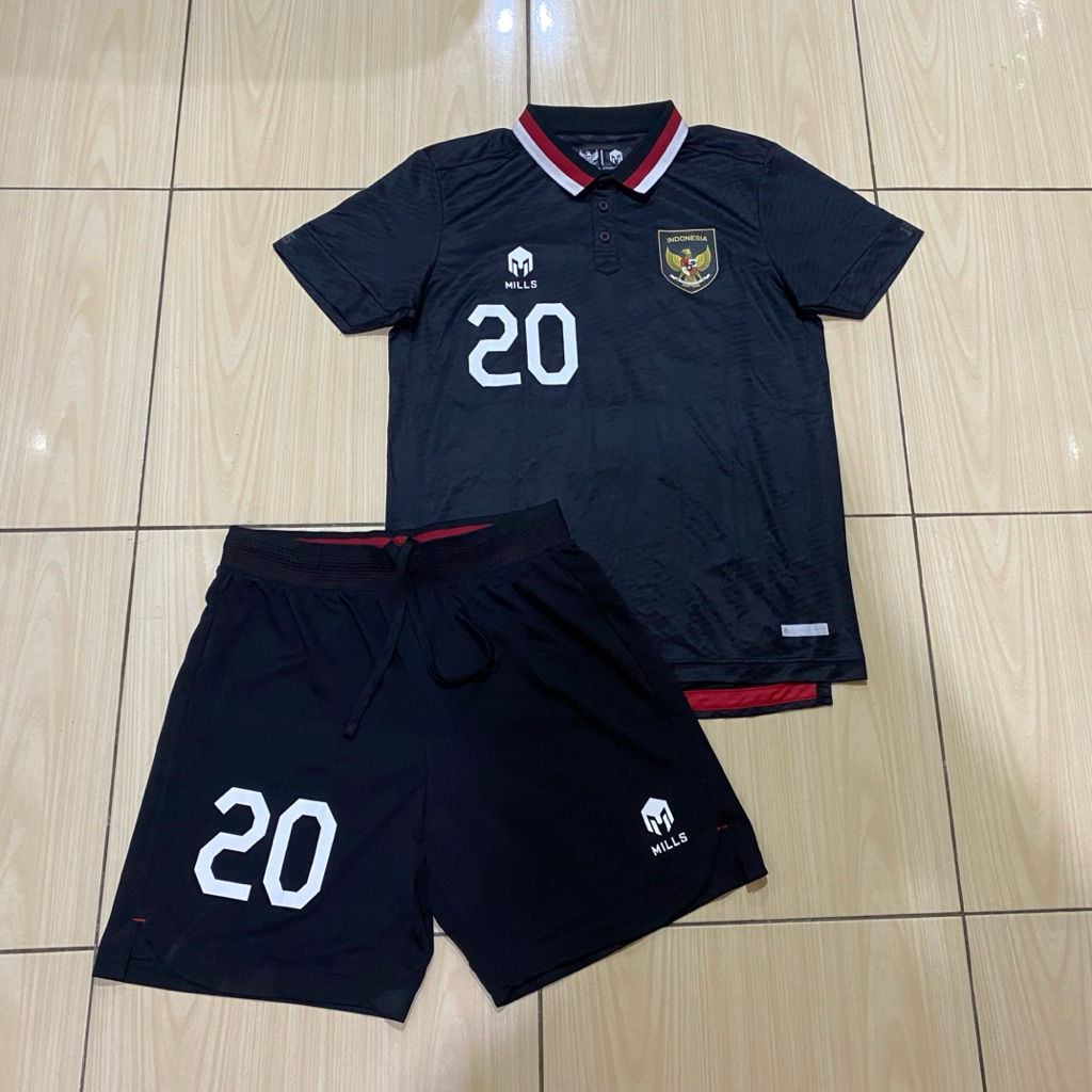 Jersey Match Worn Timnas Indonesia Third 2023 Mills Original