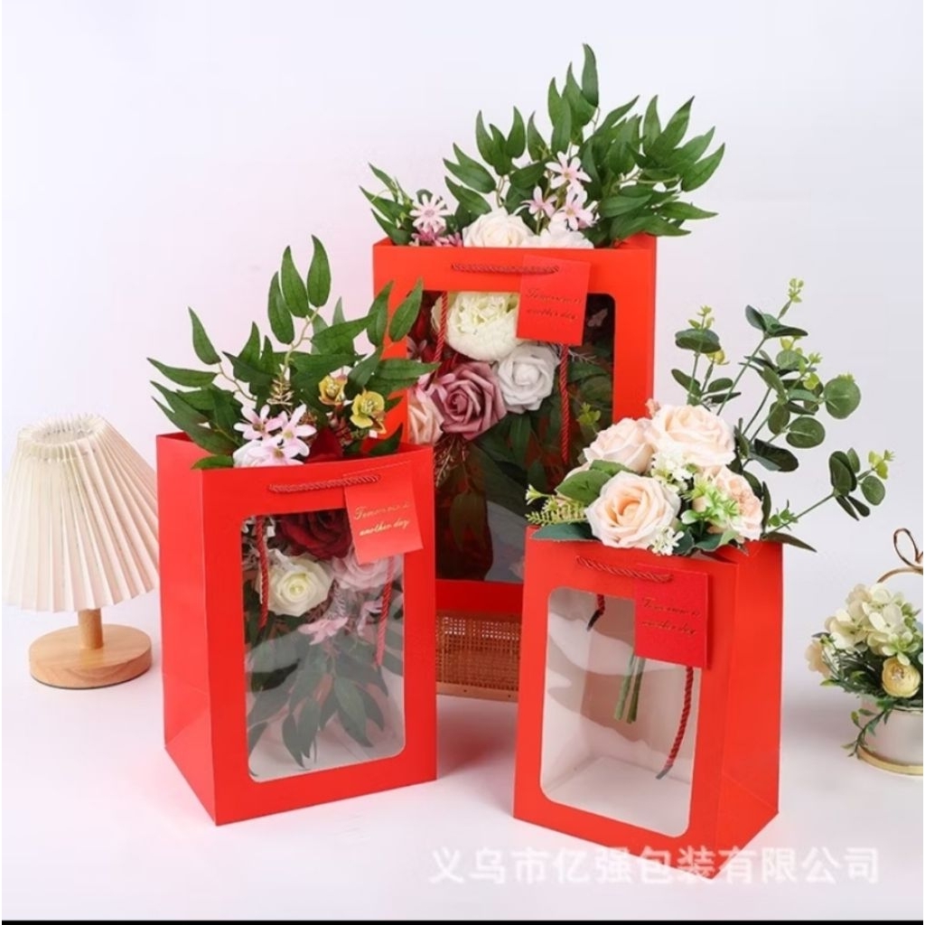 Paper mika bag hampers transparan bag