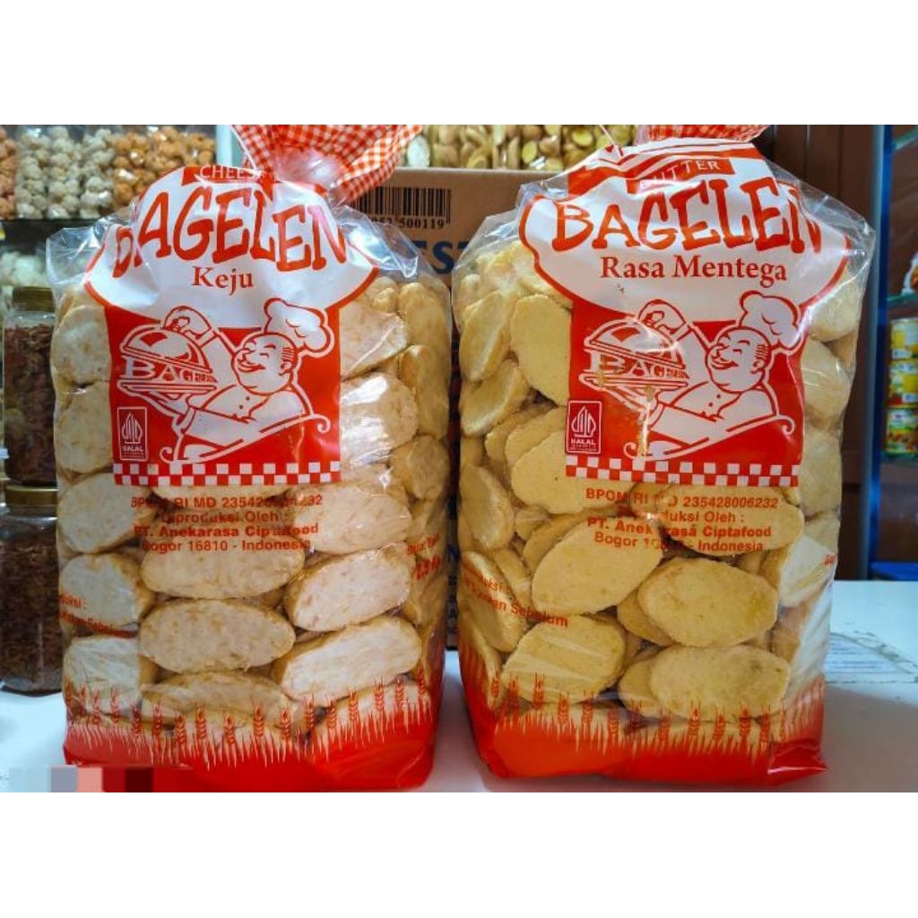 ROTI KERING / BAGELEN WESTON RASA KEJU / CHEESE 250GR, 500GR, 1KG & 2,5KG - MAKANAN RINGAN SNACK CAM