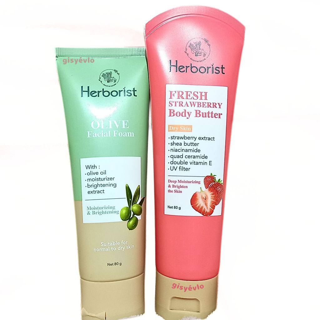 Herborist Strawberry Body Butter & Olive Facial Foam