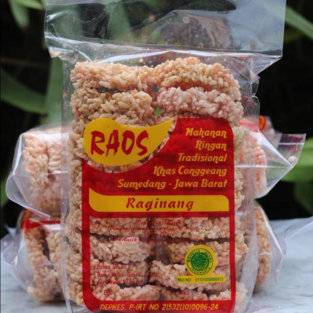 RAOS RANGINANG KETAN MATANG TERASI 250 GRAM KHAS SUMEDANG RANGGINANG RENGGINANG RENGINANG
