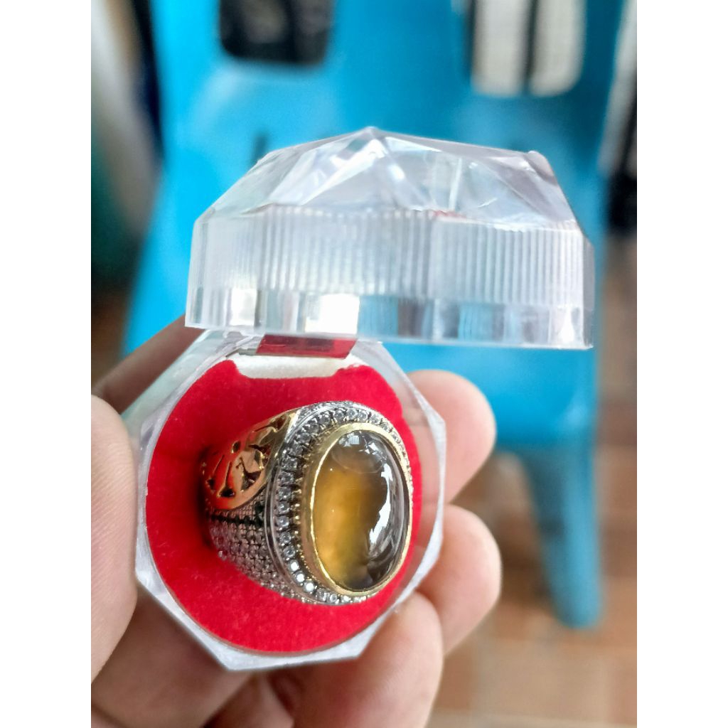 cincin batu idocrase solar kopi giwang super HQ