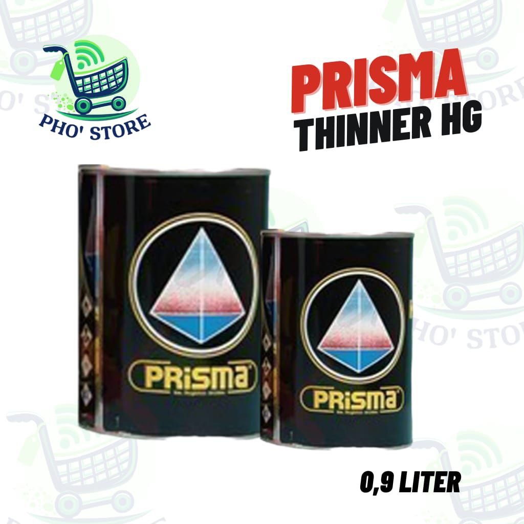 PRISMA THINNER HIGH GLOSS 0,9 LITER / THINNER HG / PRISMA THINNER HG KALENG HITAM