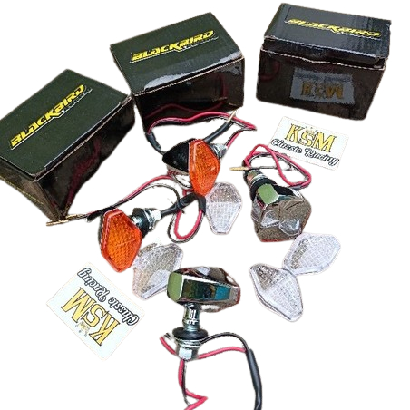 lampu sein cb sen diamon /riting diamond besi (LED ) 1set isi 2pc