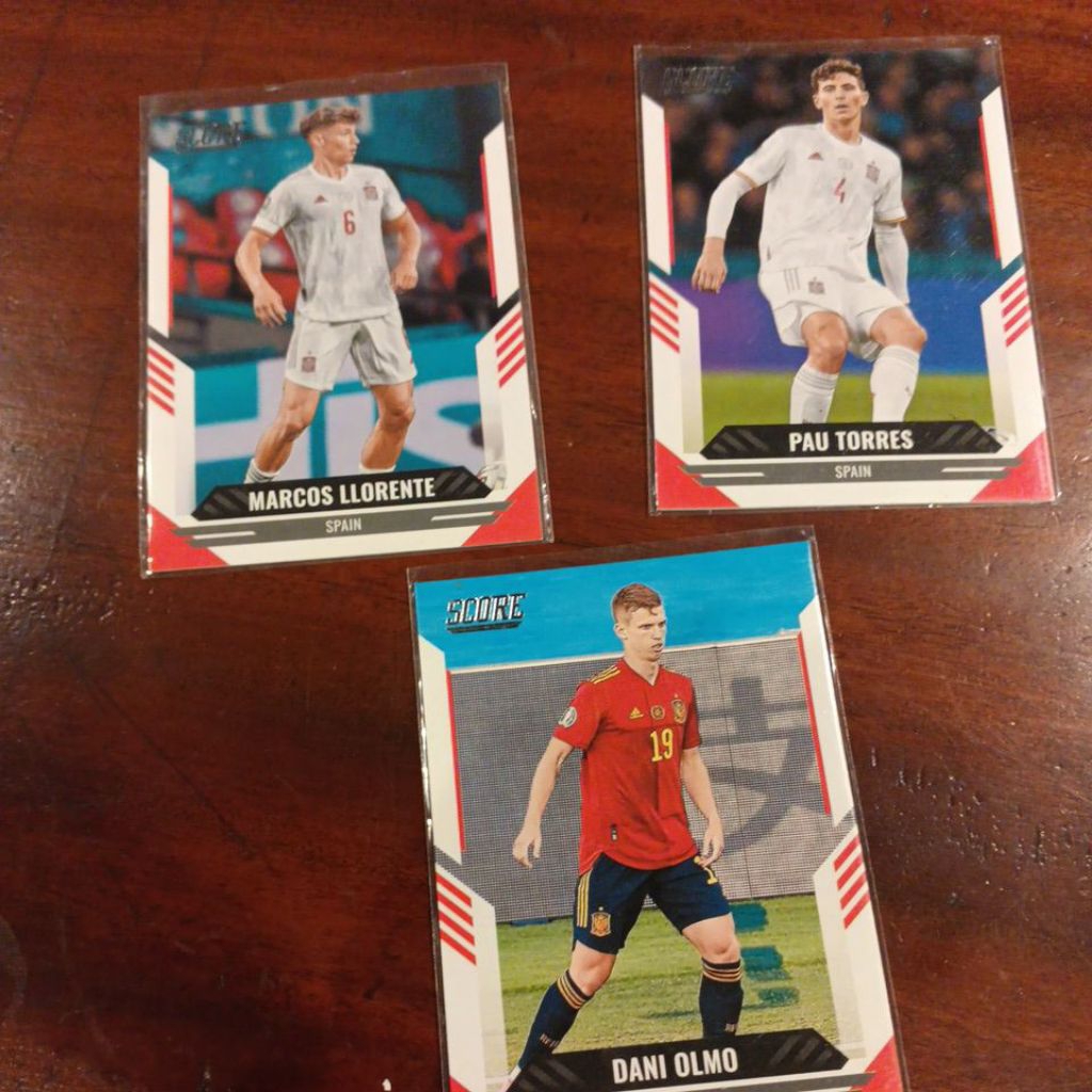 kartu bola panini score 2021/2022 spanyol spain
