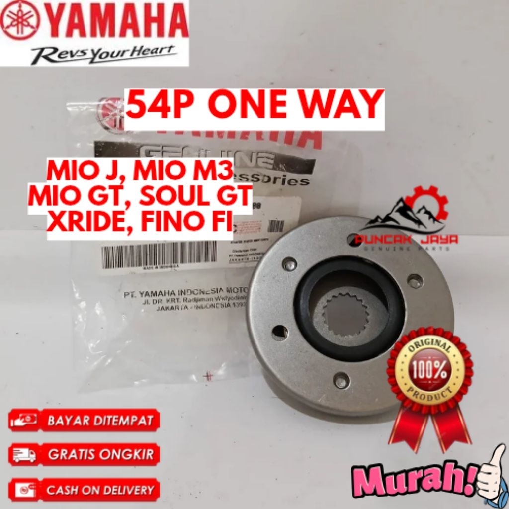 ONE WAY ORIGINAL YAMAHA KODE 54P, ONE WAY MIO J, ONE WAY MIO GT, ONE WAY SOUL GT, ONE WAY XRIDE, ONE