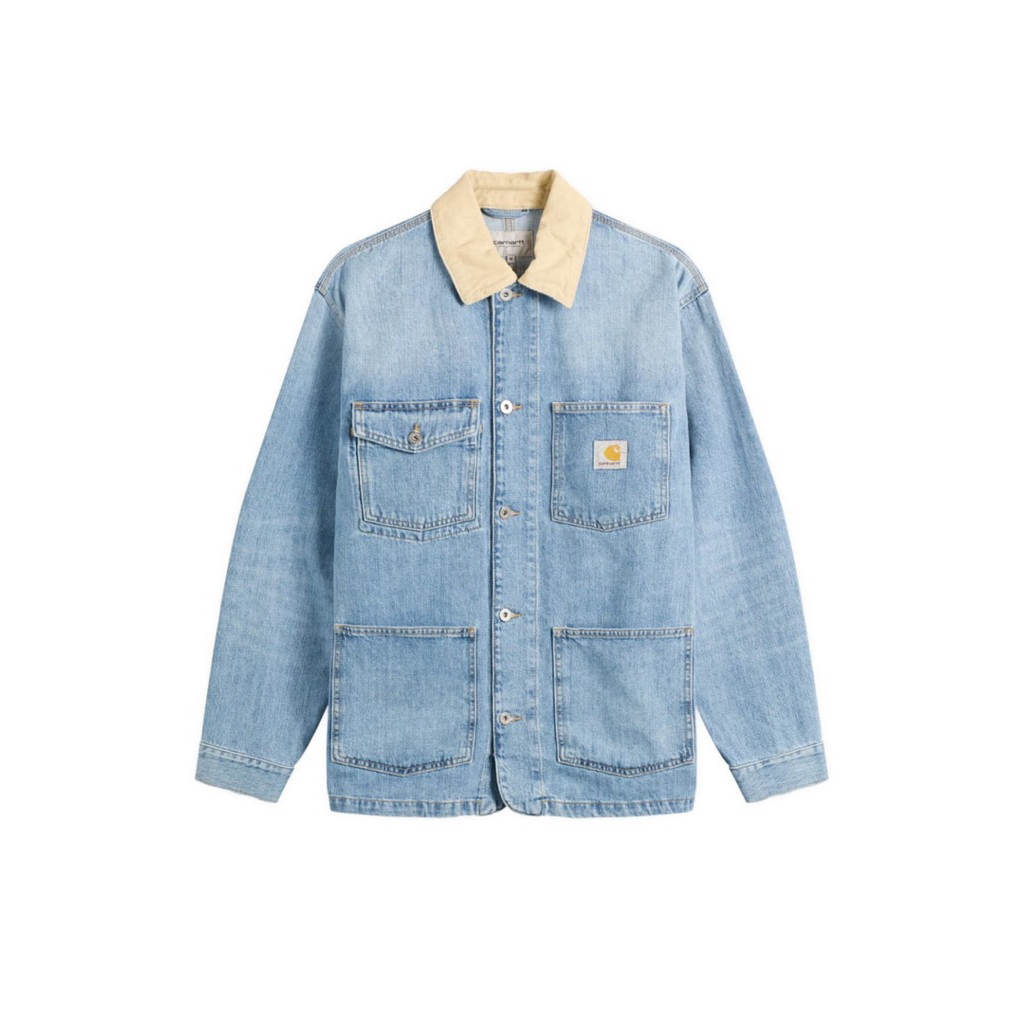 CARHARTT WIP WARREN CHORE COAT BLUE BURST