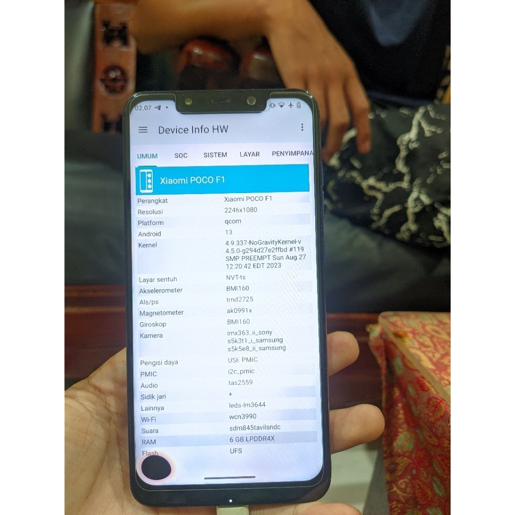 Lcd Copotan Pocophone F1
