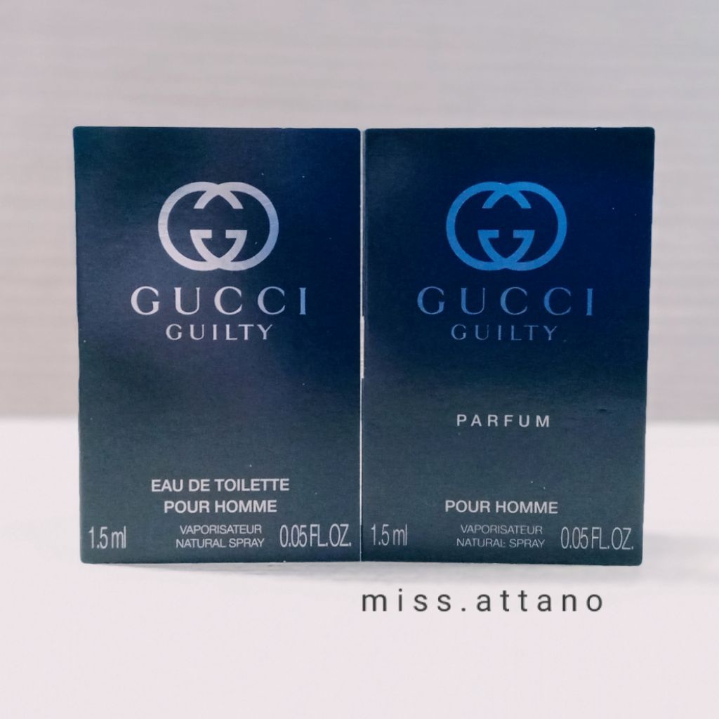 Vial parfum original Gucci Guilty pour homme