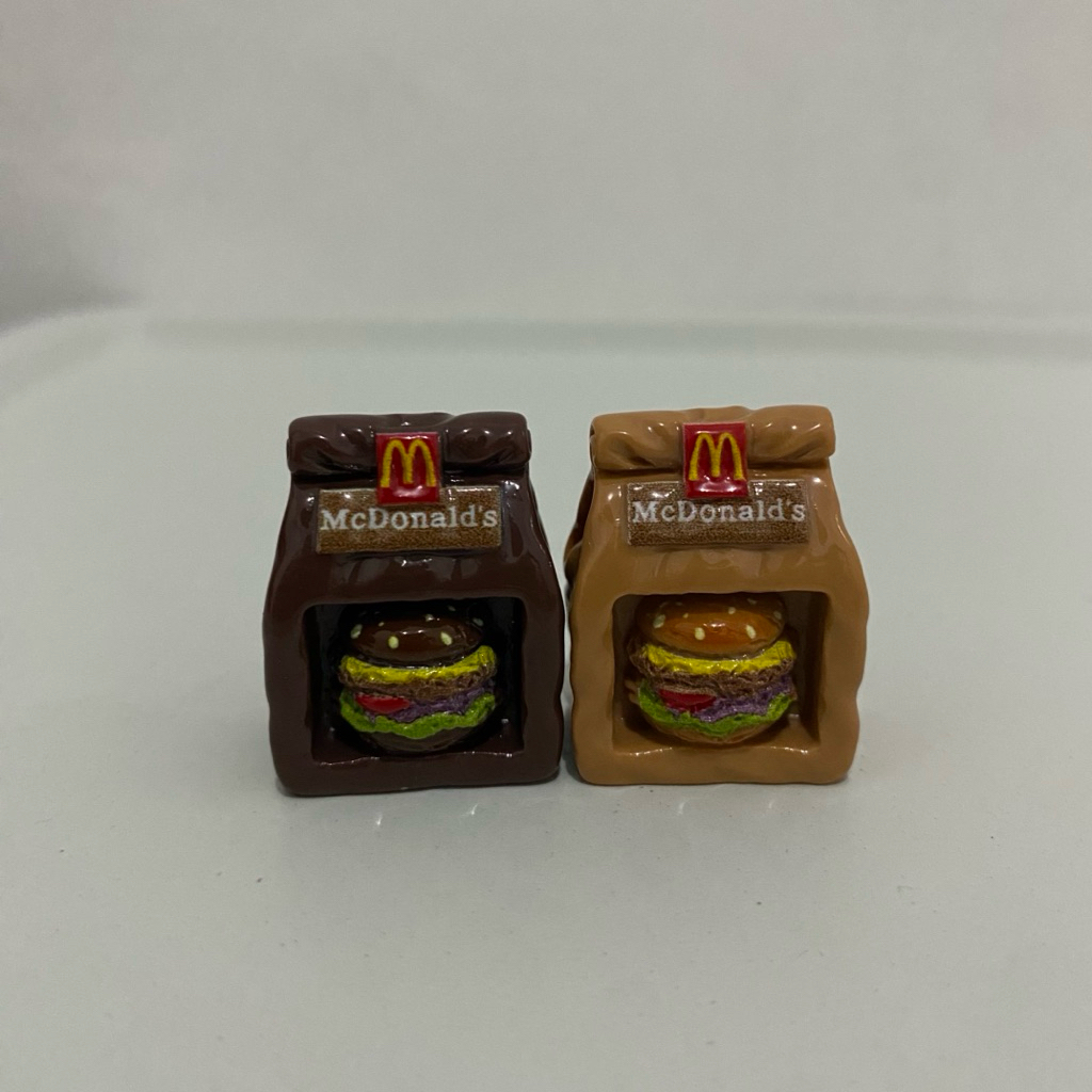 MAINAN ANAK MINIATUR BURGER KERTAS BUNGKUS MINI FIGURE CLAY CUSTOM