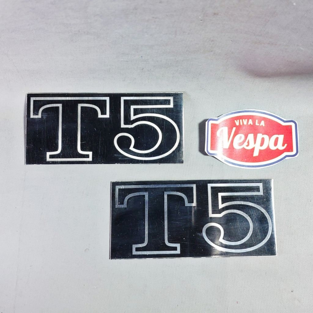 Emblem Tepong Samping T5 Vespa Excel T5