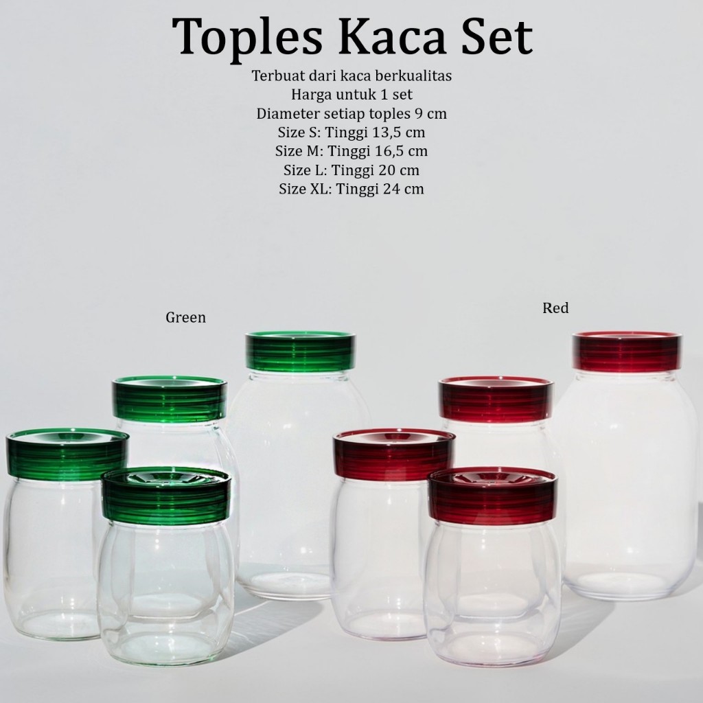 CAPODIMONTE Toples Kaca Basic Set