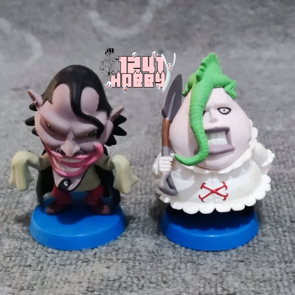 Set Mini Big Head Caribou & Coribou Fishman Island Arc - One Piece Figure MBH Original