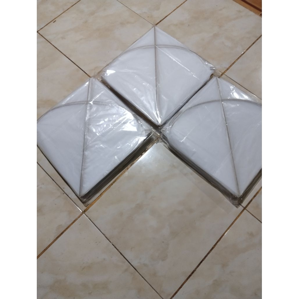 layangan palembang putih polos