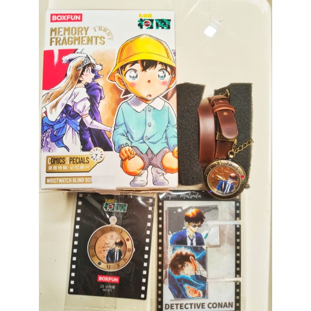 Jam Tangan Secret Jinpei Matsuda Conan - TOPTOY x BOXFUN Official Detective Conan Comics Memory Frag