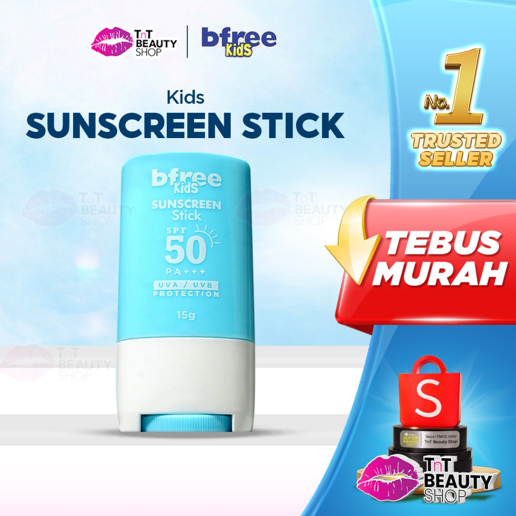 BFREE Kids Suncreen Stick SPF 50+ Dengan UVA Dan UVB Protection | TnT Beauty Shop