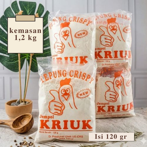 Tepung Bumbu Serbaguna Crispy 1,2 Kg (Isi 10 Bungkus) Untuk Ayam Jamur Udang Tahu Tempe Crispy