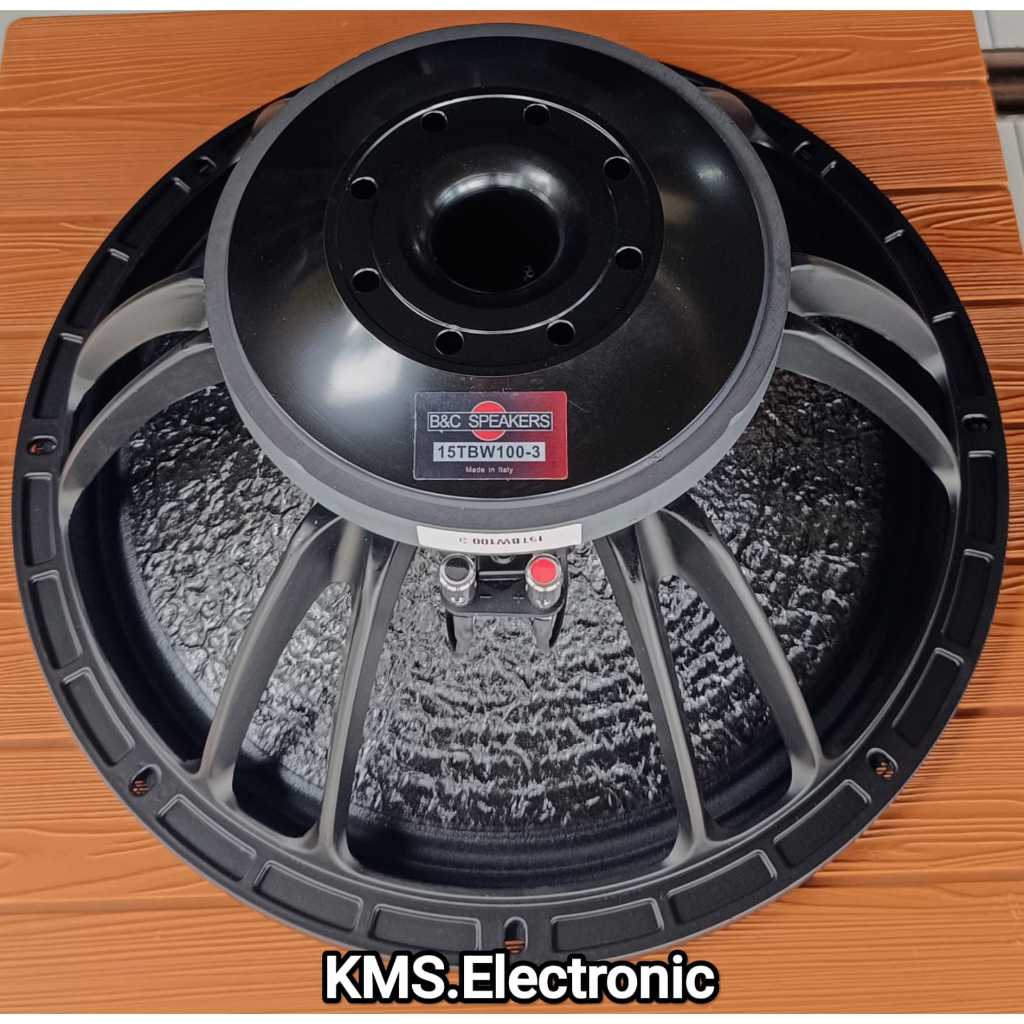 Speaker BnC 15" Type tbw 100 Coil 3" Karakter Subwoofer