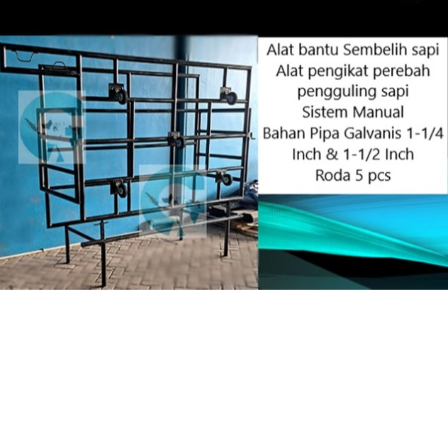 KANDANG SAPI KURBAN MOBILE PLUS ALAT PEREBAH SAPI KURBAN QURBAN TERNAK