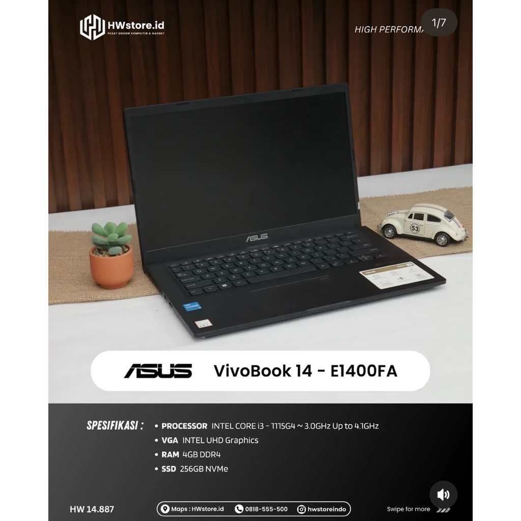 ASUS VivoBook 14 - E1400FA
