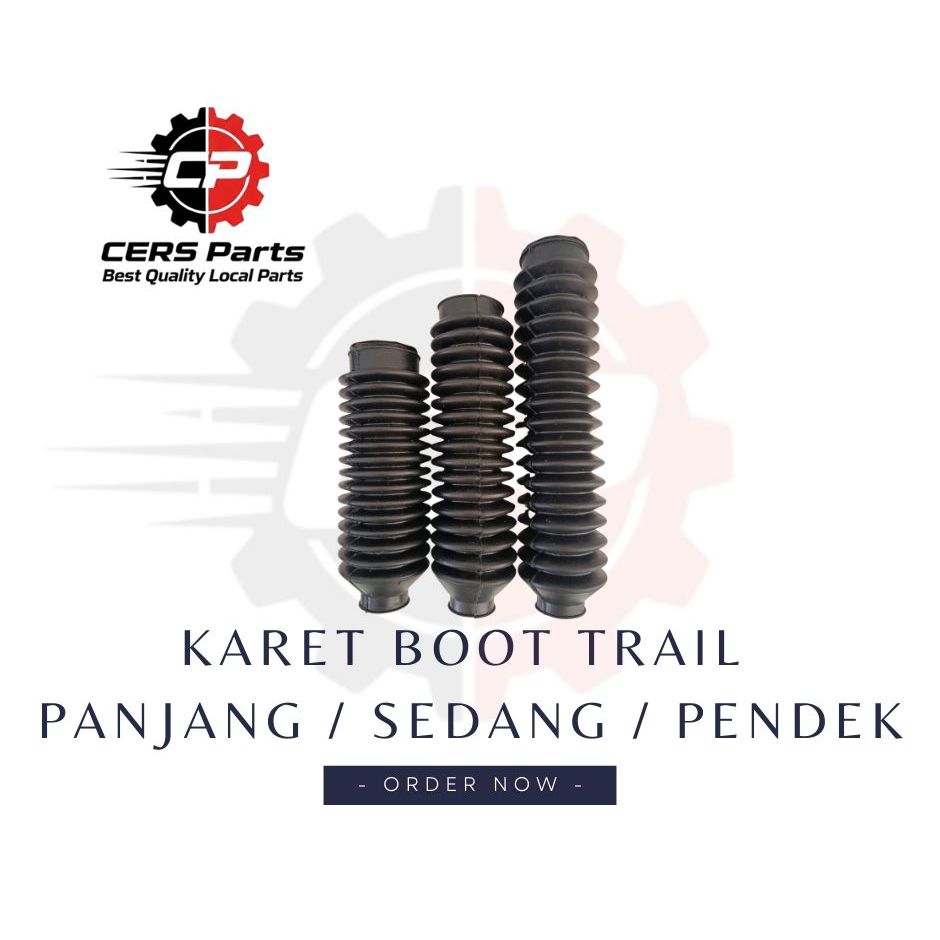 Karet Shock Depan / Karet Pelindung Shock Depan / Karet Boot Trail Universal