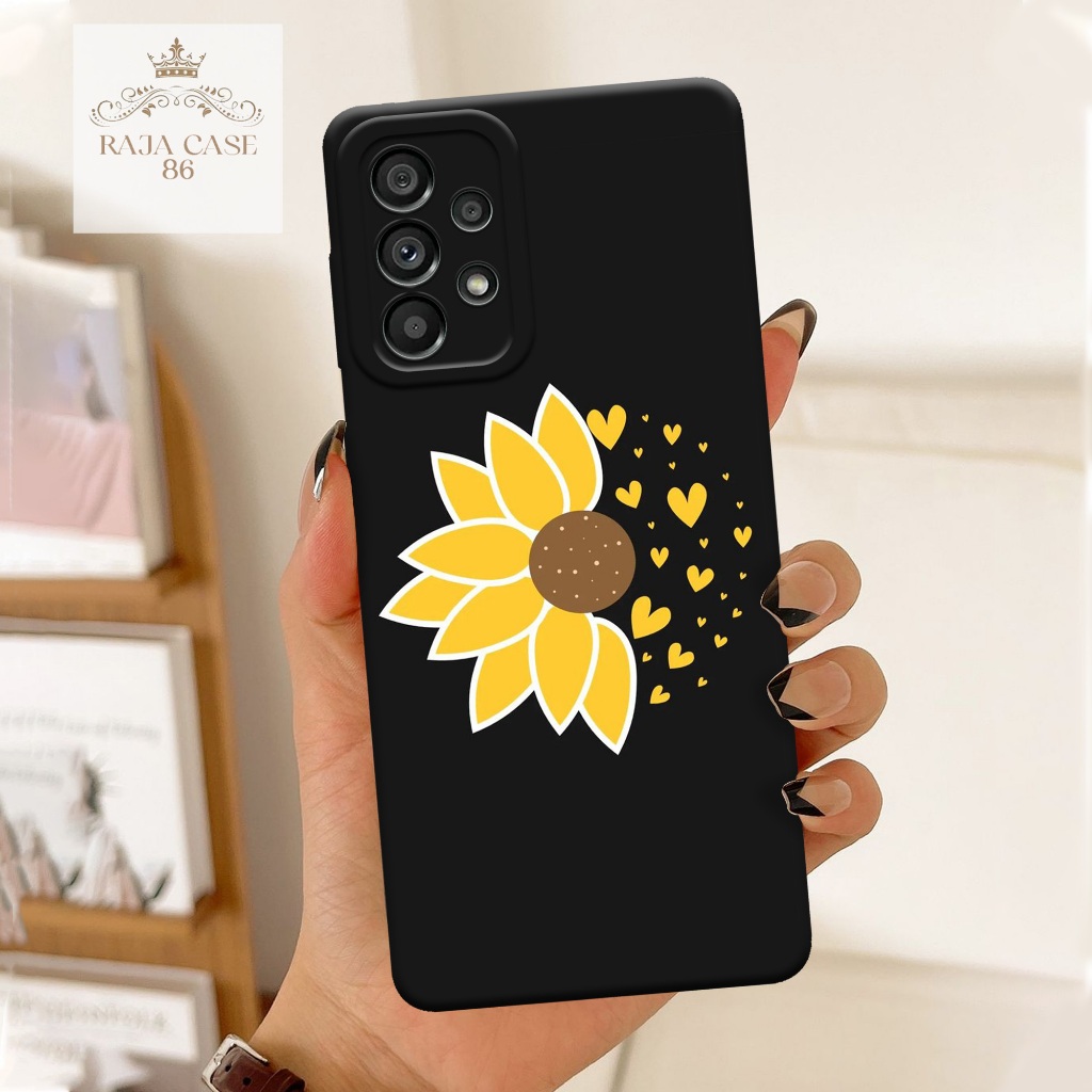 Case Samsung A32 4G  - Casing Samsung A32 4G  - Motif case BUNGA - Samsung - Softcase Samsung A32 4G