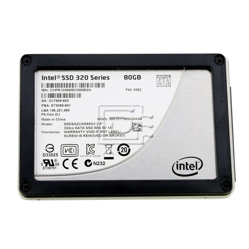 Intel SSDSA2CW080G310 80GB SATA SSD