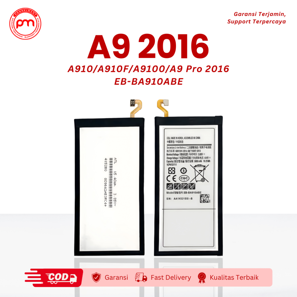 Battery Samsung A9 2016 A910 A910F A9100 A9 Pro 2016 EB-BA910ABE