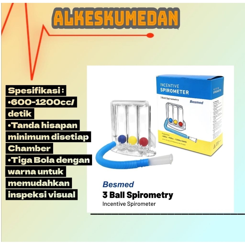 INCENTIVE 3 BALL SPIROMETRY BESMED